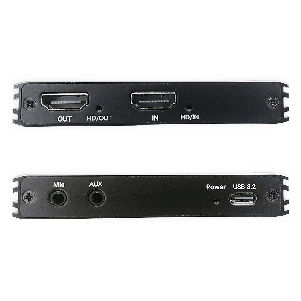 ORIENT C10HVC, Устройство видеозахвата со звуком, HDMI->USB3.2/HDMI/Audio, HDMI 2.0 вход 4K/60Гц, UVC выход 3840x2160@60Hz (MJPG), 3840x2160@30Hz (NV12/I420), 2560x1440@60Hz (YUY2), (33461)
