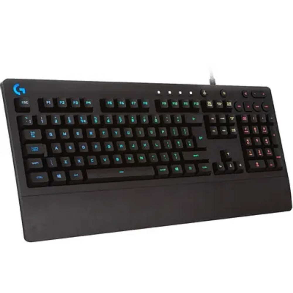 920-008092 Logitech Клавиатура игровая G213 Prodigy, оригинальная заводская гравировка RU/LAT