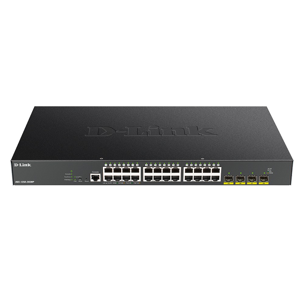 Повреждение упаковки D-Link DGS-1250-28XMP/A1A Управляемый L2 коммутатор с 24 портами