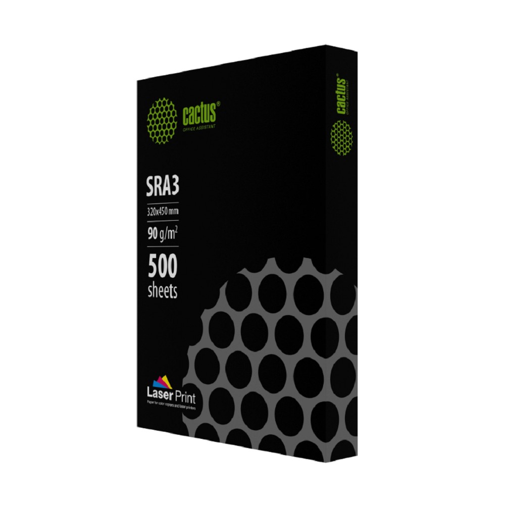 Бумага Cactus CS-LPSRA390500 SRA3/90г/м2/белый/500л. CIE170% для лазерной печати