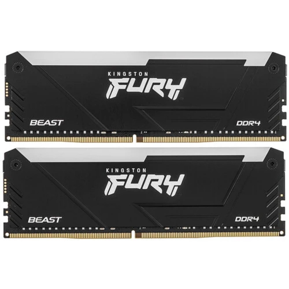 Kingston DDR4 DIMM 32GB Kit 2x16Gb KF432C16BB12AK2/32 PC4-25600, 3200MHz, CL16, RGB