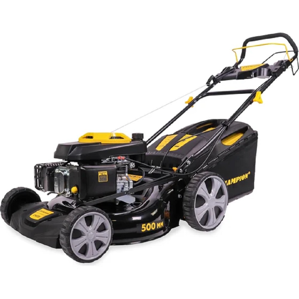 CHAMPION Газонокосилка LM5131 { 3кВт привод 501мм 60л 25-75мм 1рычаг/7, 33,8кг 3в1 }