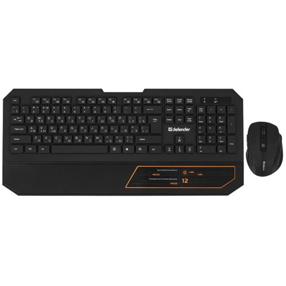 Defender Клавиатура + мышь Berkeley C-925 Nano B Black USB [45925] {Кл:104+12 М:, 800/1200/1600}