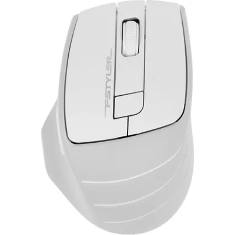 Мышь A4Tech Fstyler FG30S белый/серый оптическая (2000dpi) silent беспроводная USB (6but)