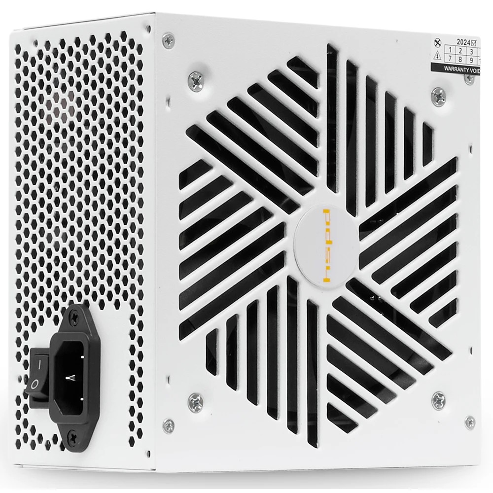 Power Supply HSPD, 850W 80+ Gold (ATX, 3.1, PCIe 5.1, Full modular, 1x24(20+4)pin mesh 550mm, 2xCPU 8(4+4)pin 700mm, 2xPCIe*2 8(6+2)pin 600+150mm, 1x12VHPWR PCIe 5.1 12+4pin 600W 600mm, 3xSATA*3 450+1