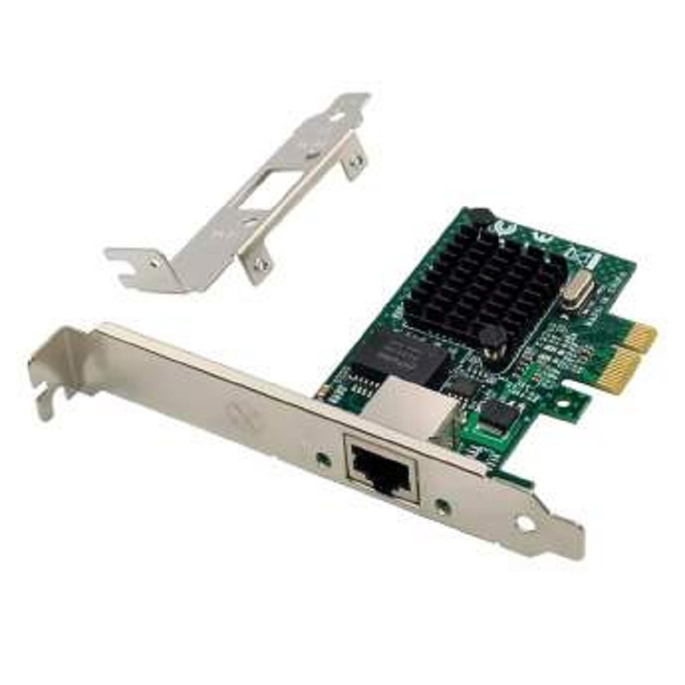 ORIENT XWT-BM21PE, Сетевая карта PCI-Ex1 v1.0а 1xRJ45 1GbE NIC, Broadcom BCM5721 chipset, 1 Гбит/с, 2 планки крепления (31304)