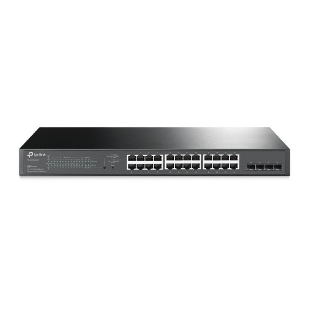 TP-Link SG2428P Коммутатор JetStream Smart с 24 гигабитными портами PoE+ и 4 портами SFP