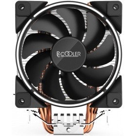 PCCooler GI-X3 Кулер GI-X3 S775/115X/AM2/AM3/AM4 ( TDP 125W, вент-р 120мм с PWM, 3 тепловые трубки 6мм, белая LED подсветка, 1000-1800RPM, 26.5dBa)