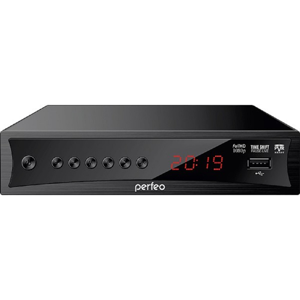 Повреждение упаковки Perfeo DVB-T2/C приставка "CONSUL" для цифр.TV, Wi-Fi, IPTV, HDMI, 2 USB, DolbyDigital, пульт ДУ [PF_A4413]