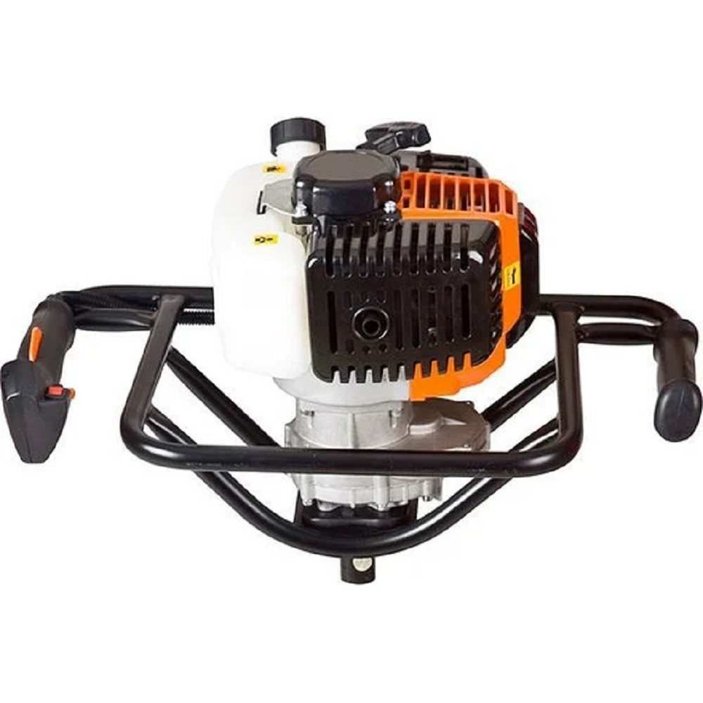 Мотобур CARVER AG-152/000 [01.003.00022] { 1400Вт/1,9лс, без шнека, d пос=20мм, 52см.куб. (36 шт/подд) }