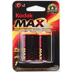 Kodak LR14-2Bl Max Super Alkaline [Kc-2] (20/200/6000) (2 шт. в уп-ке)