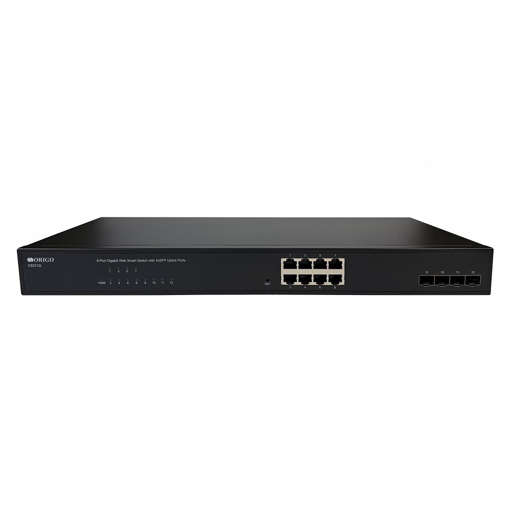 ORIGO OS2312L/A1A Web-управляемый L2 коммутатор 8x1000Base-T, 4x100/1000Base-X SFP