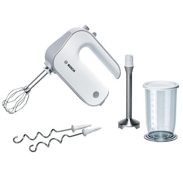 BOSCH MFQ4070 Миксер ручной, пластик, 500 Вт, белый/ серый