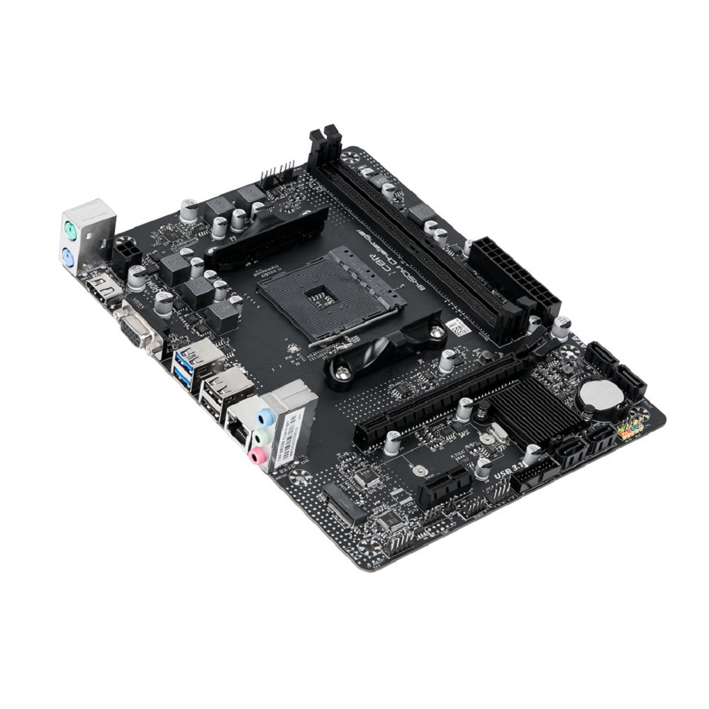 Материнская плата CBR B450M V1 {Socket AM4, 2*DDR4, mATX, VGA+HDMI, 1*PCIEx16/1*PCIEx1/1*M.2(NVME &amp; SATA), 4*SATA3, 4*USB2+4*USB3, Glan}