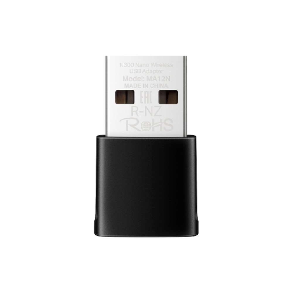 Mercusys MA12N Сверхкомпактный USB-адаптер с поддержкой Wi-Fi N300