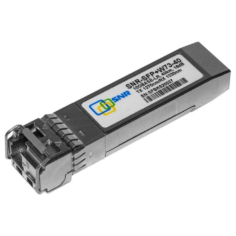 SNR-SFP+W73-40 SNR Модуль SFP+ WDM, дальность до 40км (16dB), 1270нм