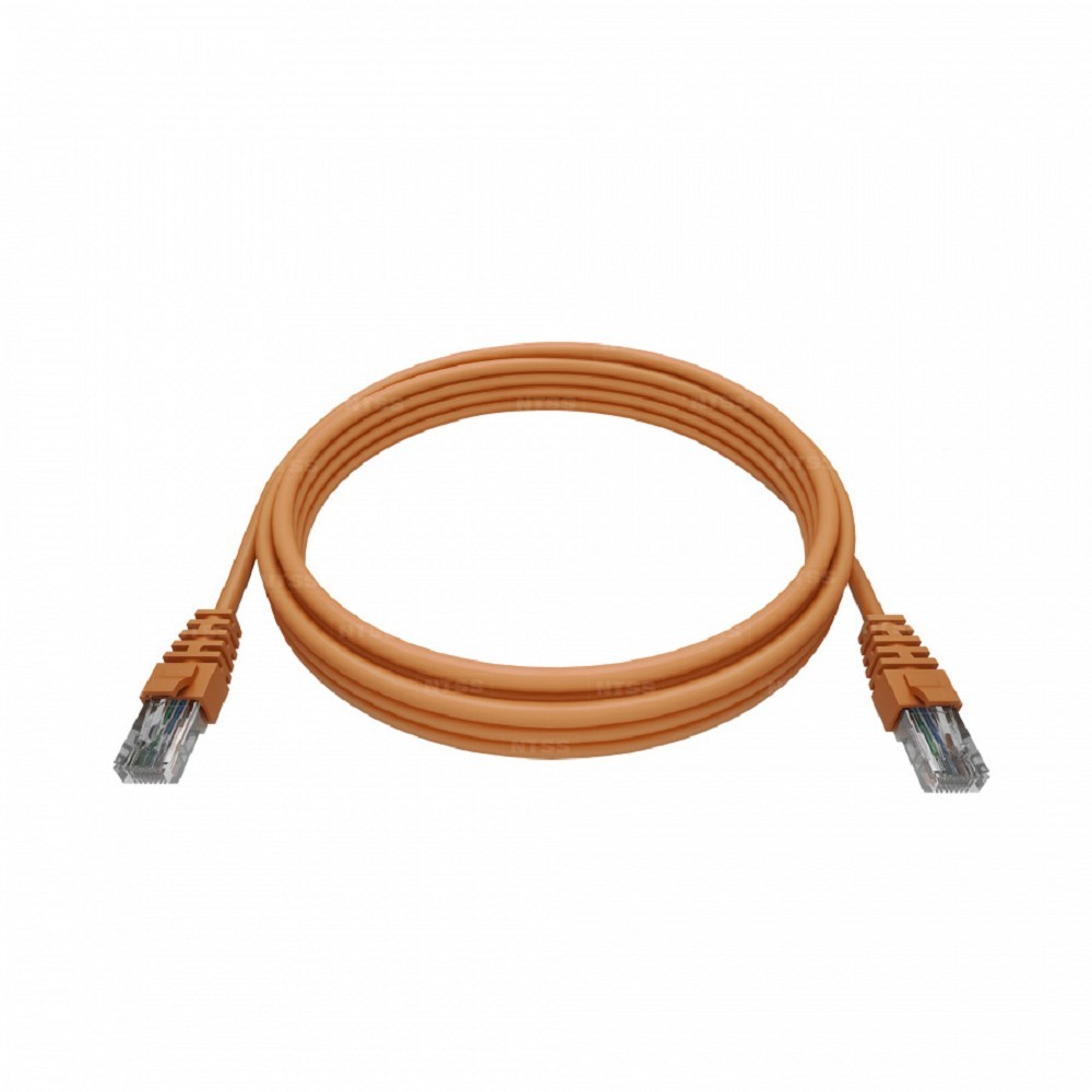 NTSS Патч-корд NTSS RJ45/8P8C, T568B UTP 6 кат. литой, 1 метр, LSZH, оранжевый NTSS-PC-UTP-RJ45-6-1.0-LSZH-OR