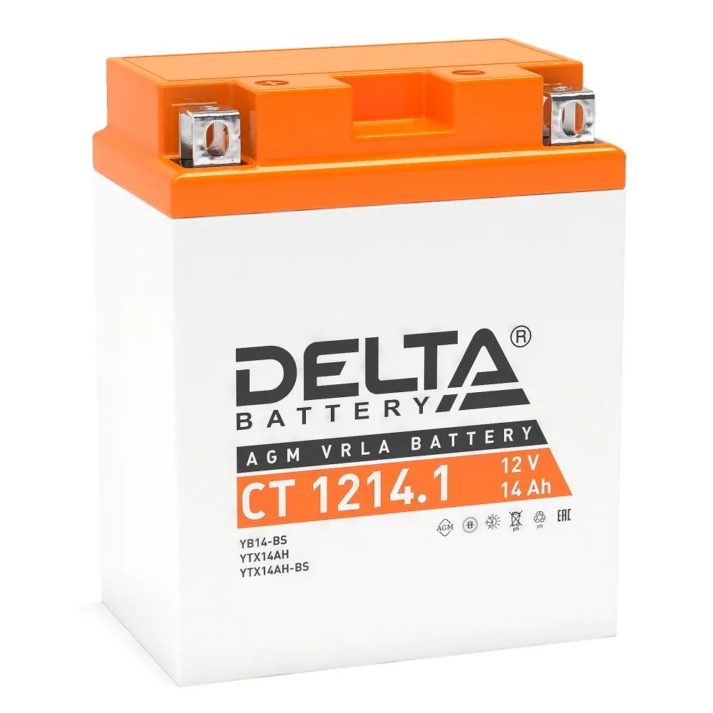 Delta CT 1214.1 (14 А\ч, 12В) для МОТО