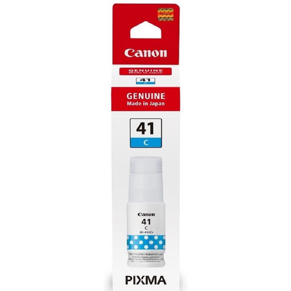 Картридж струйный Canon GI-41C 4543C001 синий (70мл) для Canon Pixma G3460