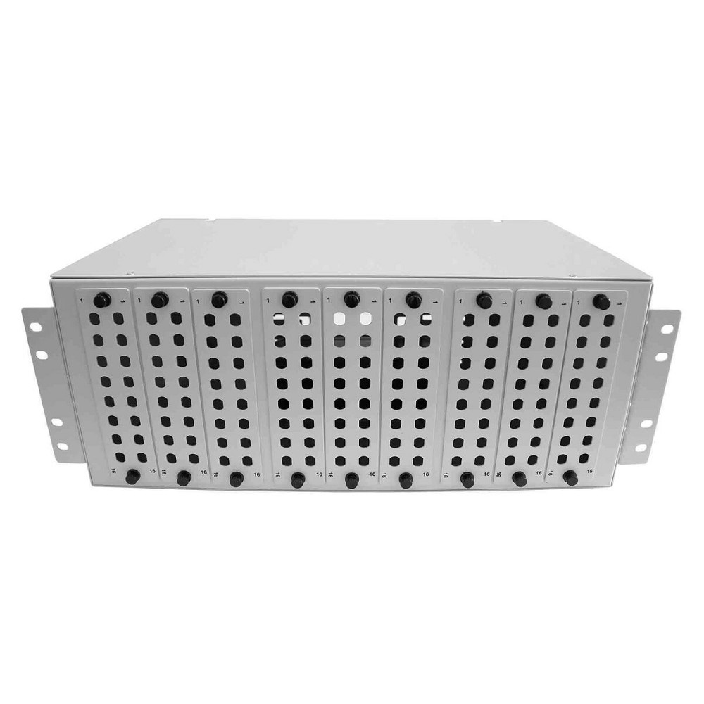 Cabeus FO-19-9FP-144FC/ST/SC-T Кросс оптический стоечный, 19, до 144 портов, серый
