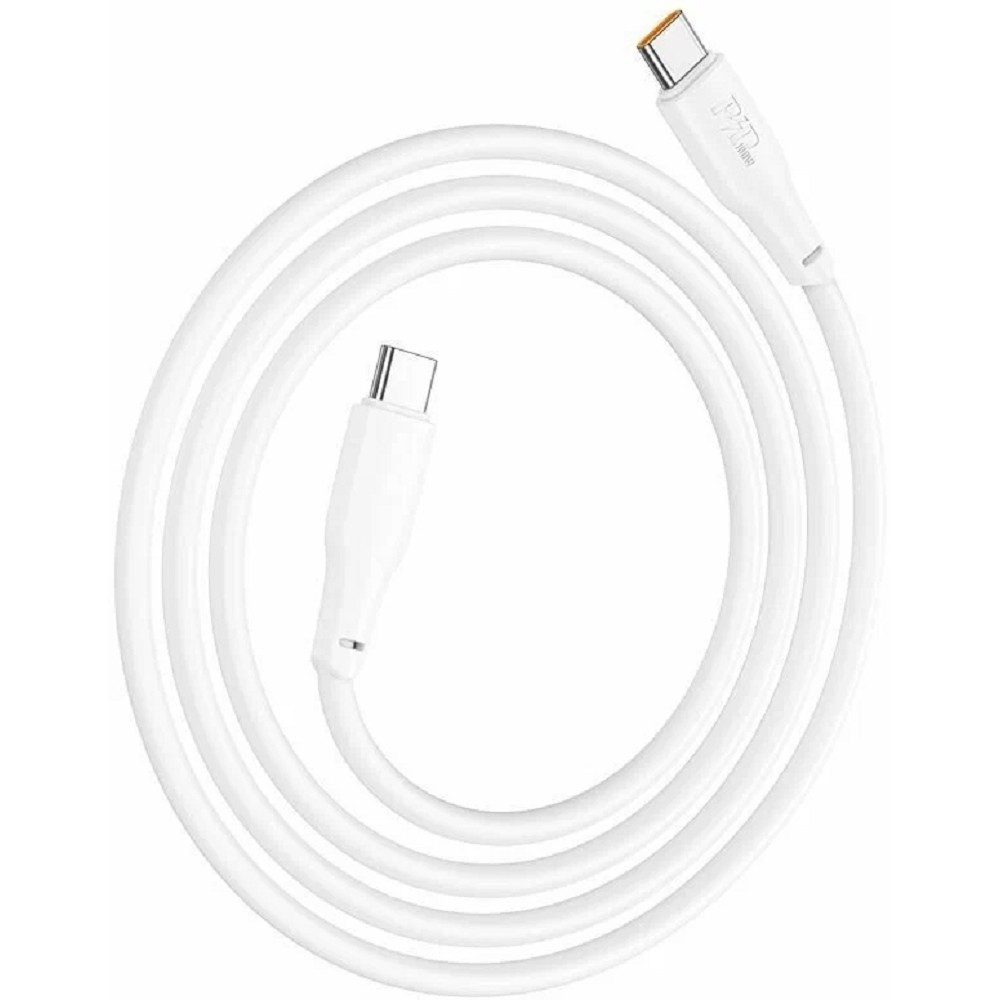 HOCO Кабель USB2.0 Hoco Type-C/Type-C, 5А, 100Вт, X96, 1м, белый, коробка