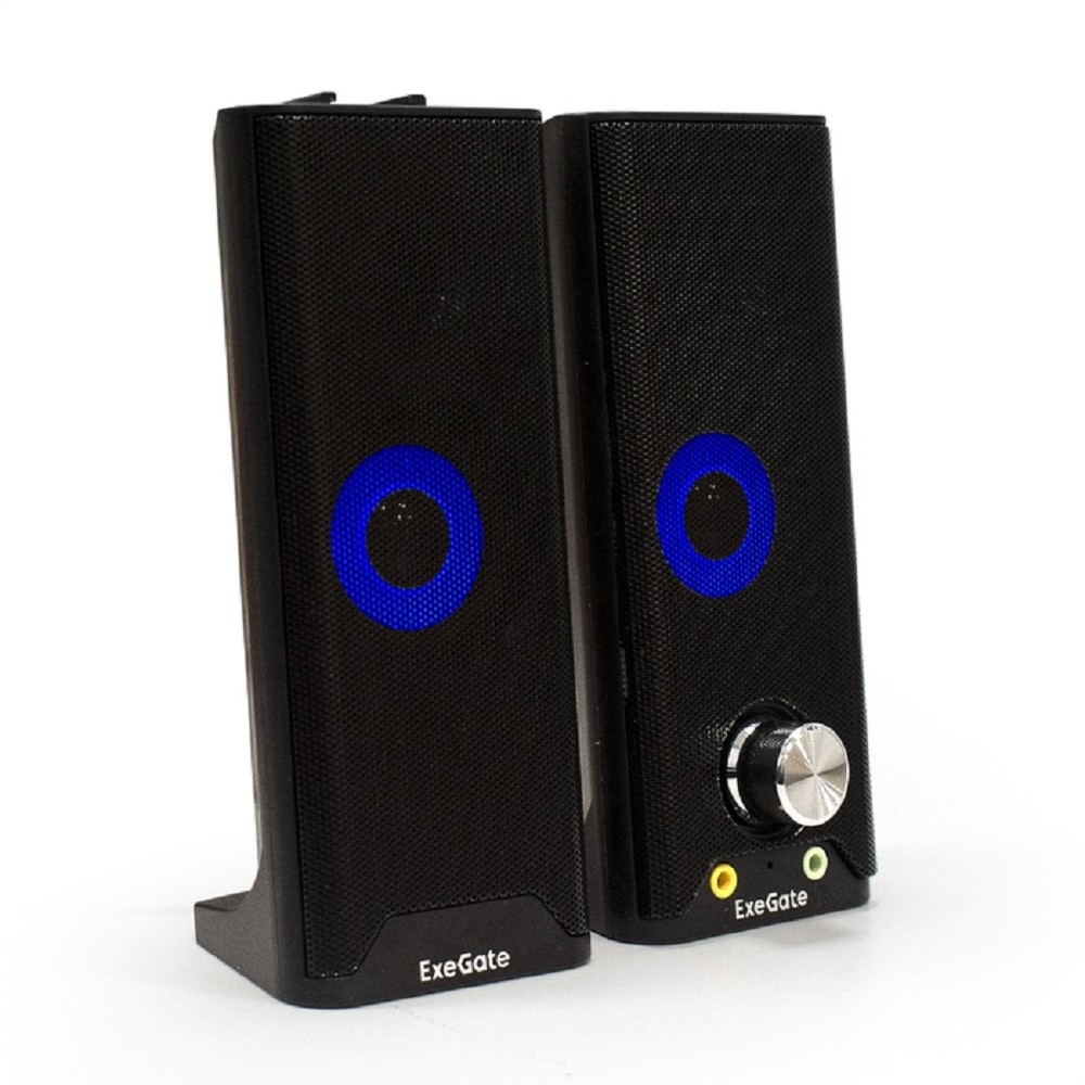 ExeGate Accord 280 (питание USB, Bluetooth, 2х3Вт (6Вт RMS), 60-20000Гц, цвет черный, RGB подсветка, с возможностью трансформации в саундбар, Color Box)