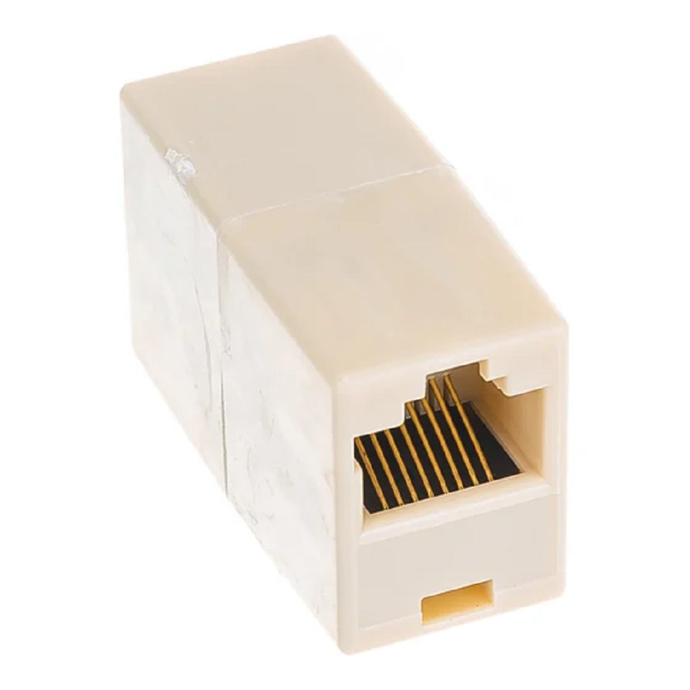 Gembird Соединитель TA350/1 {Модуль RJ-45F/RJ-45F проходной, кат. 5e (VTE7713, TA350/1)}