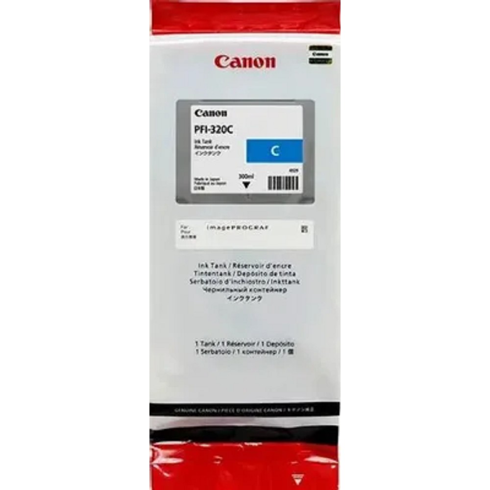 Canon PFI-320С Картридж  для Canon TM-200/TM-205/TM-300/TM-305, голубой, 300 мл