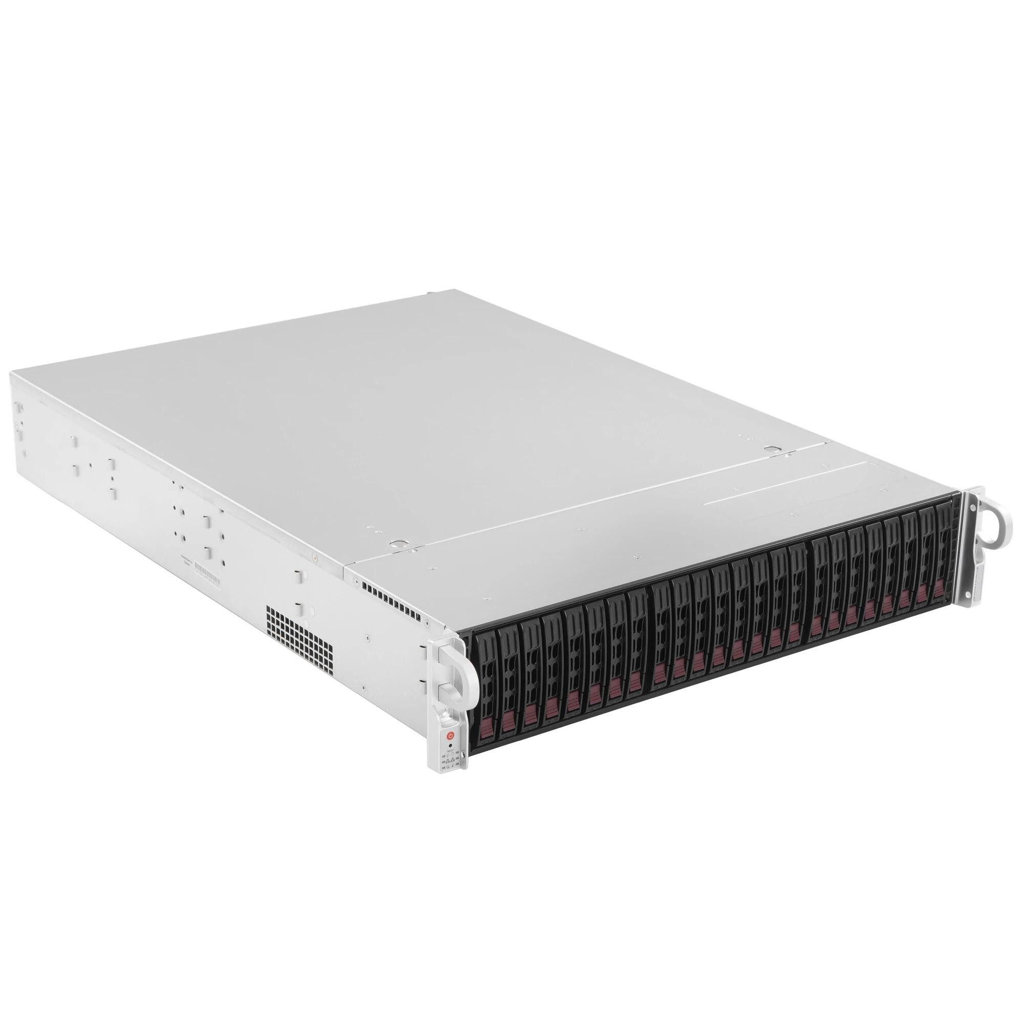 Supermicro CSE-216BE1C-R920LPB Корпус/ 2U, E-ATX 13.68''x13'', 24x2.5'' hot-swap SAS3 with SES3 single expander with SFF8643 connectors, 4xFH+3xLP, 7xLP, 437x89x630mm, redundant 920W Gold 
