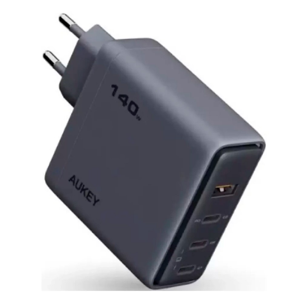Поврежденная упаковка Aukey сетевое зарядное устройство Comet Mix 140W 3C+A  Gray (AWC-PA-C6G)
