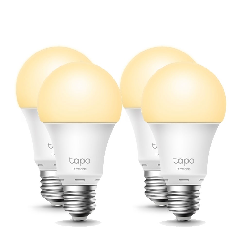 TP-Link Tapo L510E(4-pack) Умная диммируемая Wi-Fi лампа, 4 шт.