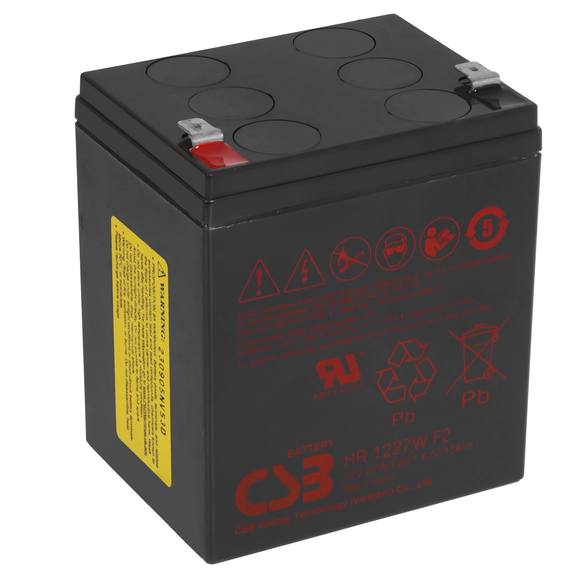 CSB Батарея HR1227W (12V 7,5Ah F2)