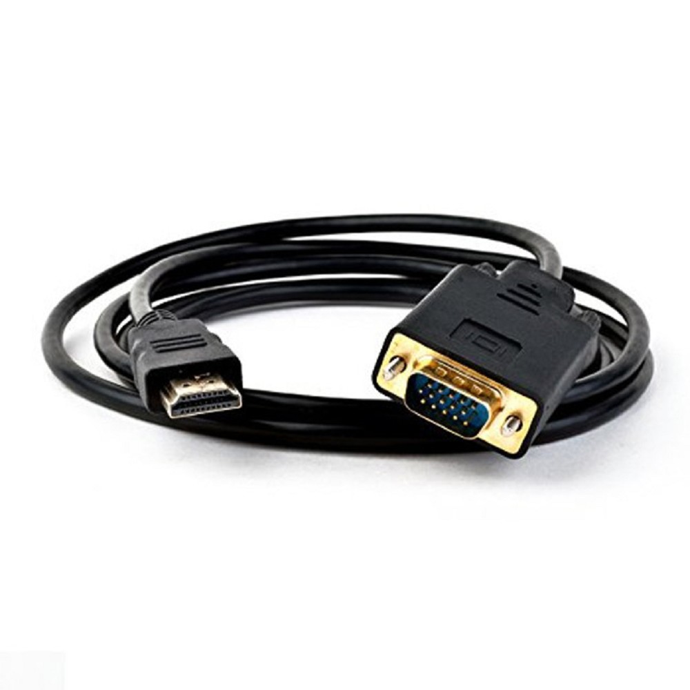 ORIENT Кабель-адаптер HDMI M  C702 --> VGA 15M, длина 1.8 метра, черный