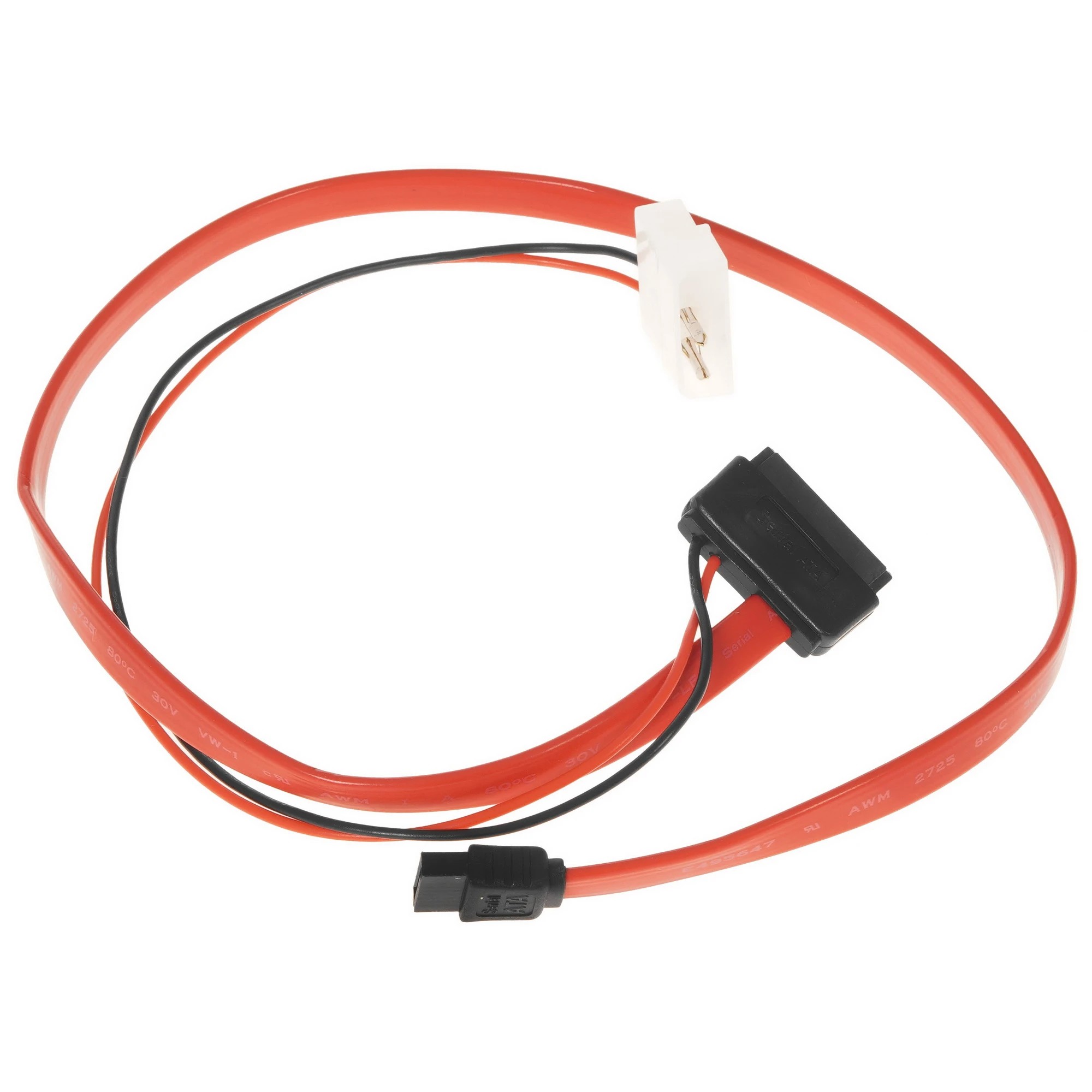 Gembird/Cablexpert Кабель Combo miniSATA , molex+SATA/miniSATA, 6pin+7pin, (длина инт-50см, пит-30см) (CC-SATA-C3)
