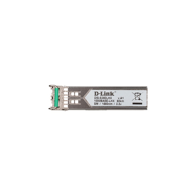 D-Link S350LHX/A1A Промышленный SFP-трансивер с 1 портом 1000Base-LHX для одномодового оптического кабеля (до 50 км)
