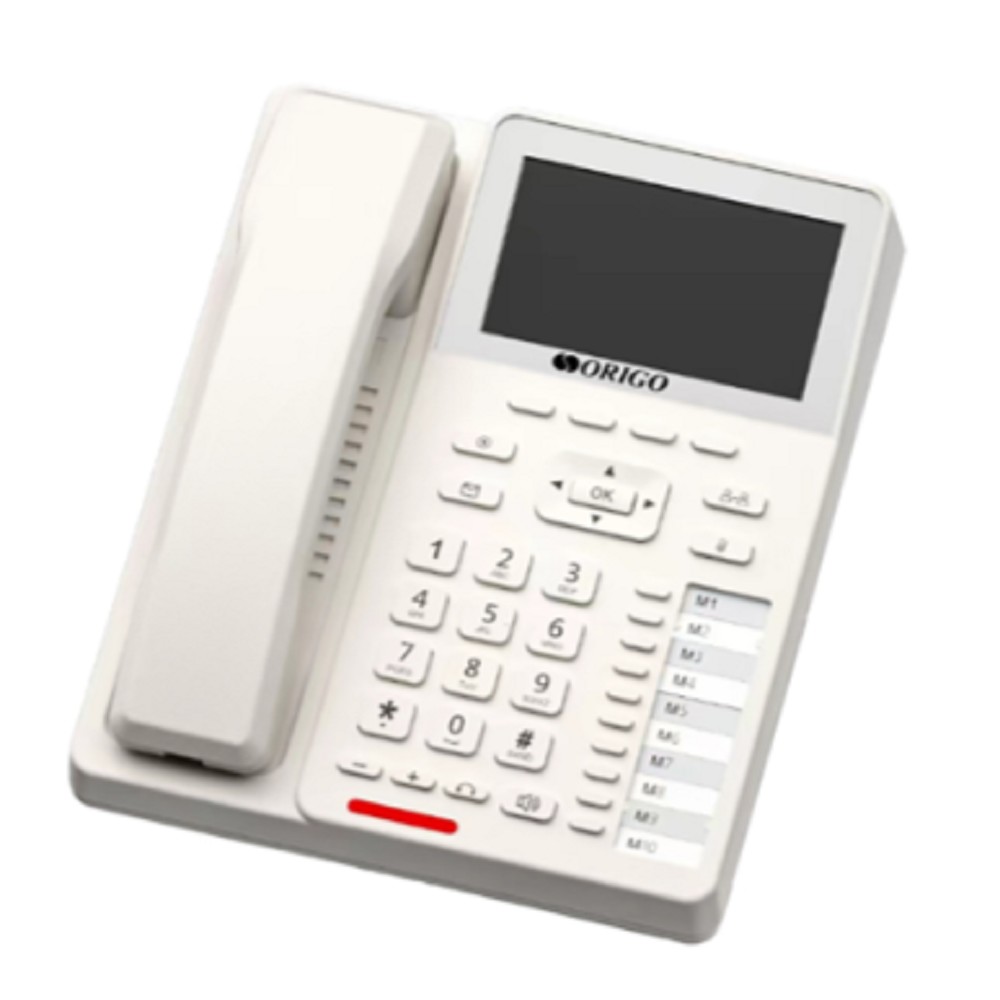 ORIGO OPH500/A1B IP-телефон с цветным дисплеем 4.3", 1000Base-T WAN PoE, 1000Base-T LAN, с адаптером питания