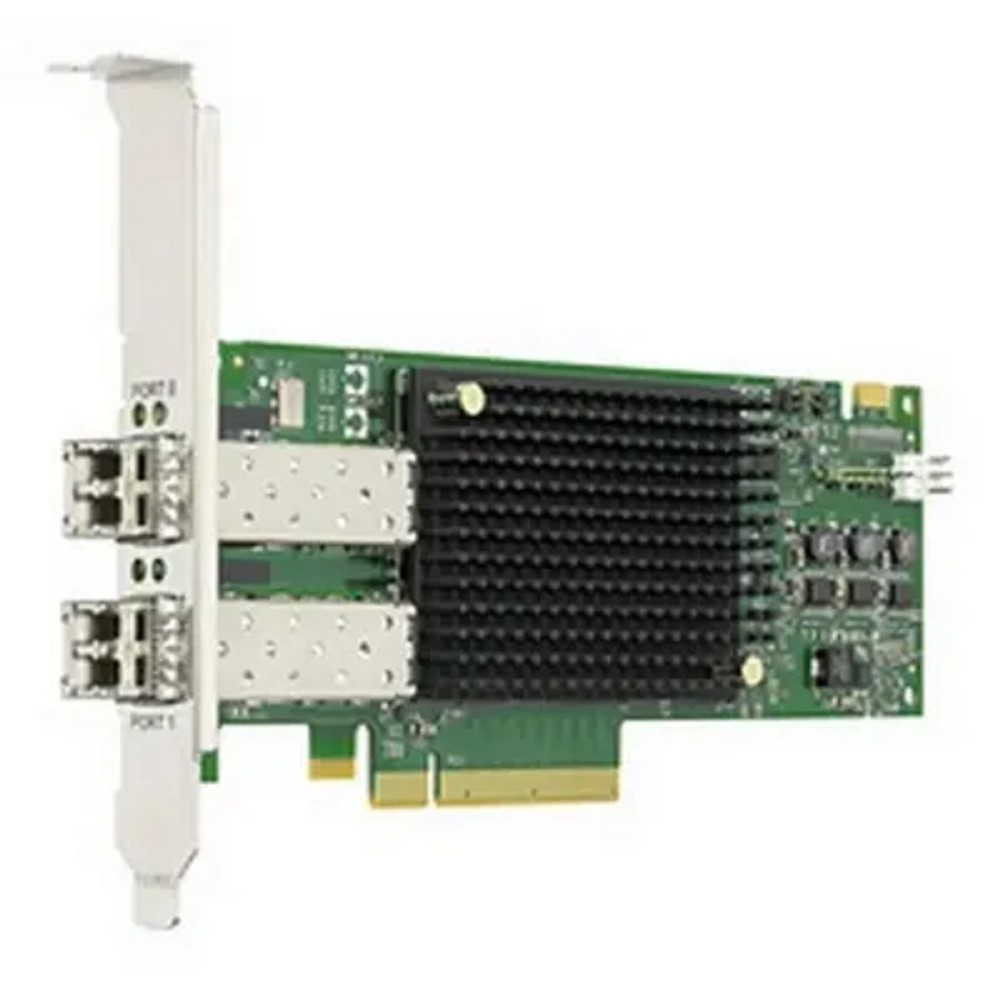 Broadcom (LPE32002-M2) Контроллер LSI Emulex LPe32002-M2 HBA Dual Port 32Gb Fibre Channel HBA