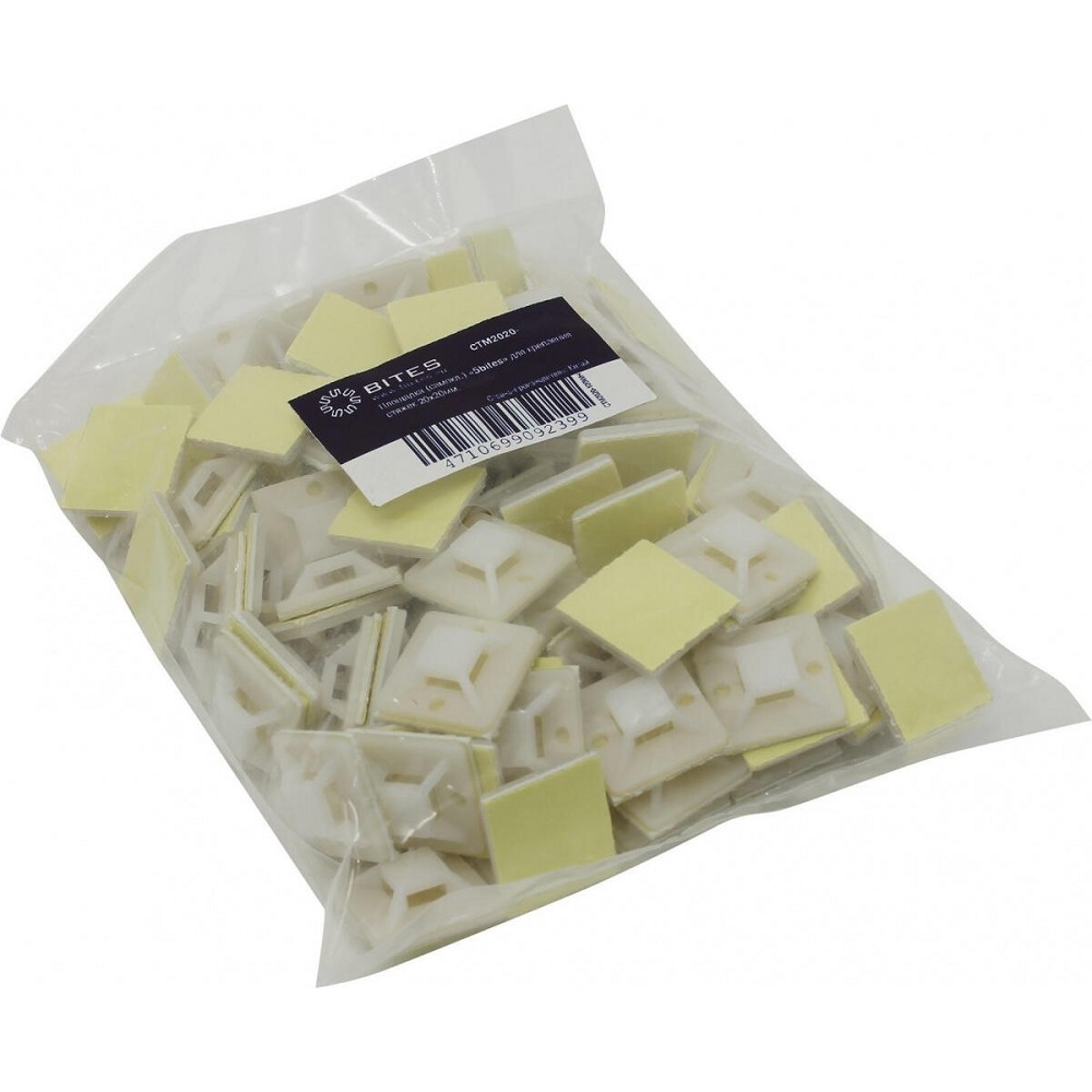 5bites Площадка (самокл.) CTM2020-50WH 20ММ / 50ШТ
