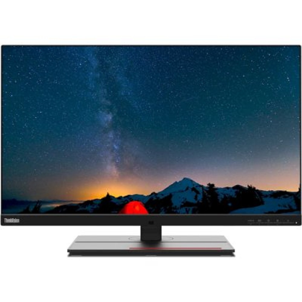 LCD Lenovo 27" P27u-20 ThinkVision {IPS 3840x2160 60Hz 4ms 450cd 2xHDMI DisplayPort 3xUSB USB-C(27W) Thunderbolt RJ45 2x3W HAS Pivot Vesa}