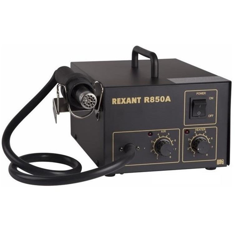 Rexant 12-0716 Паяльная станция (термофен) термовоздушная 150-500°С (R850A) 