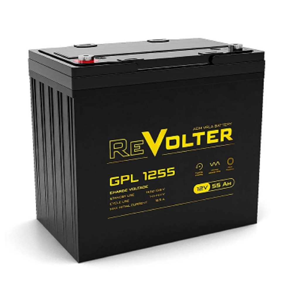 Revolter Аккумулятор GPL 1255 (12B/55Ач)