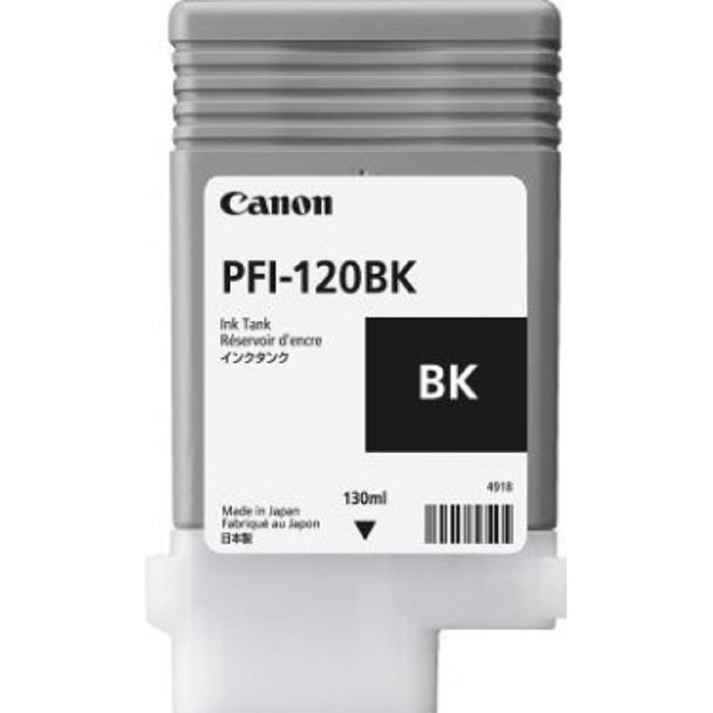 Canon PFI-120BK 2885C001  Картридж для  TM-200/TM-205/TM-300/TM-305, 130 мл. чёрный 