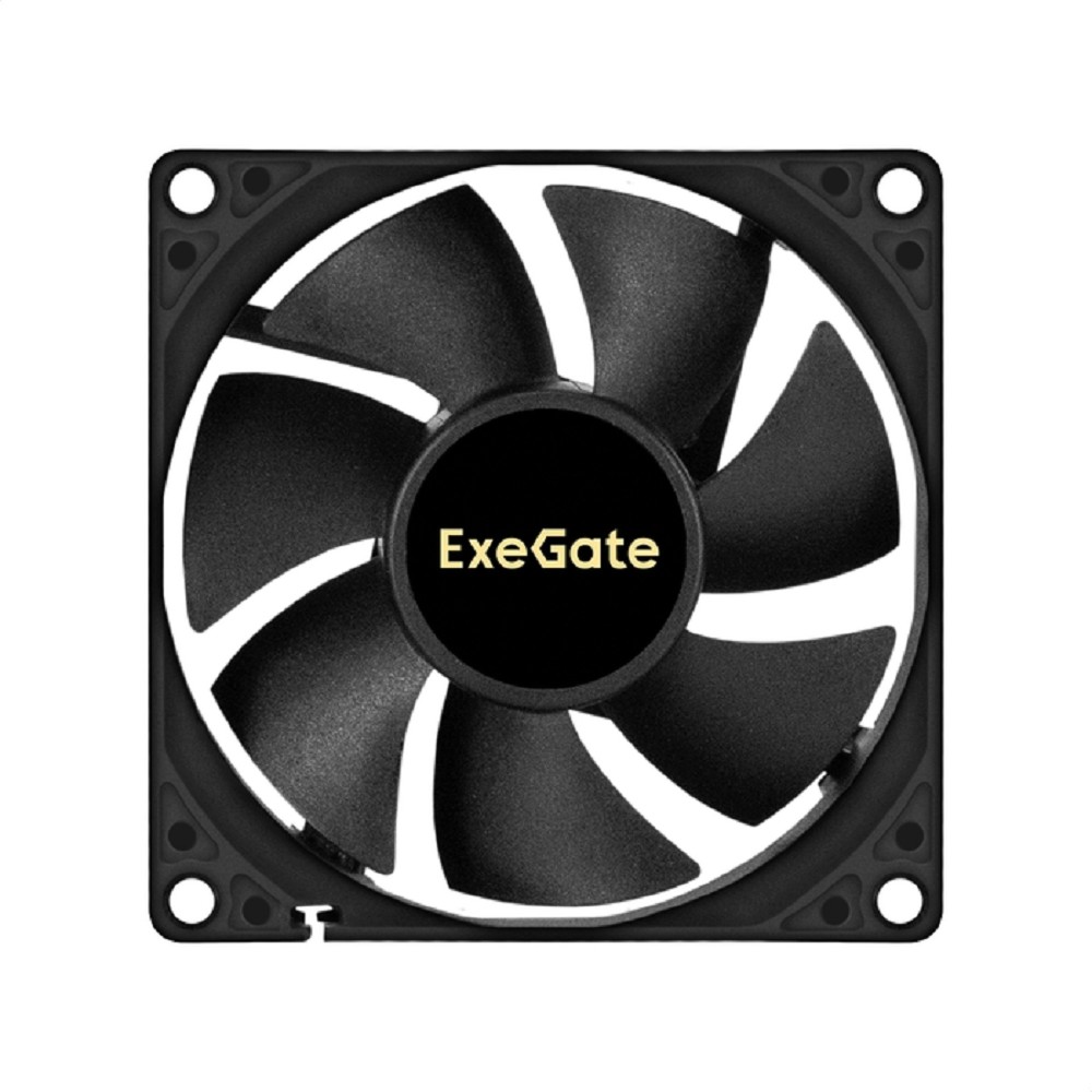 Exegate EX297081RUS Вентилятор 24В DC ExeGate EX08020S3P-24 (80x80x20 мм, Sleeve bearing (подшипник скольжения), 3pin, 3900RMP, 41,2dBA)