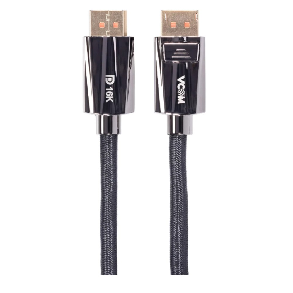 VCOM <CG655-1.5> Кабель соединительный DISPLAY PORT v2.1 80GBps, 8K@60Hz, 1.5m,медь,