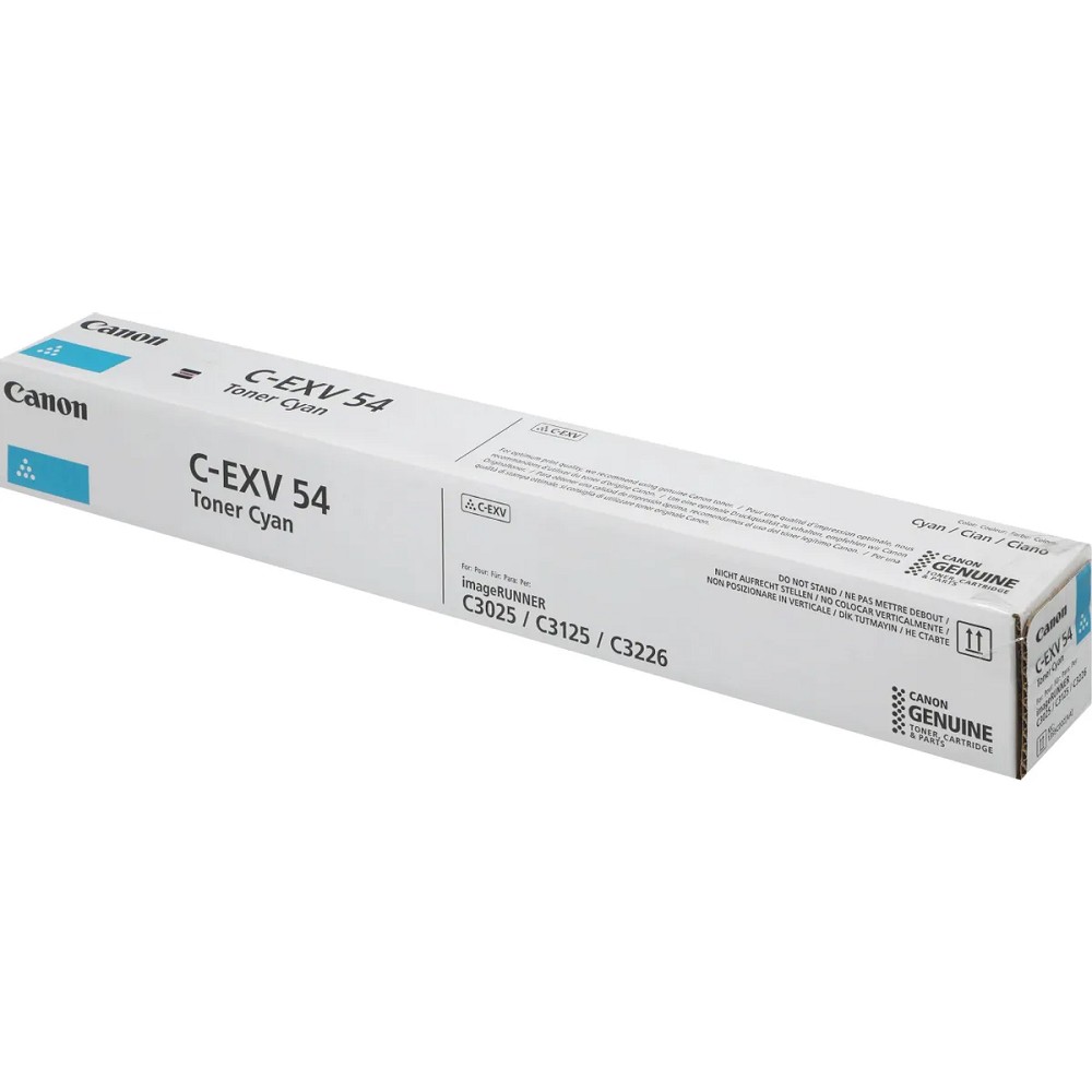 Canon C-EXV54C Тонер-картридж для Canon iR ADV C3025/C3025i (8500 стр.), голубой [1395C002]