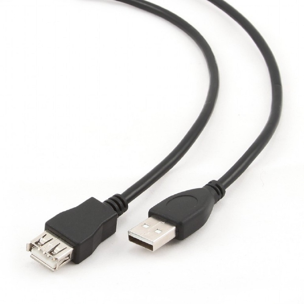 Bion Кабель удлинительный USB 2.0 AM/AF, 3 м, черный [BXP-CCP-USB2-AMAF-030]