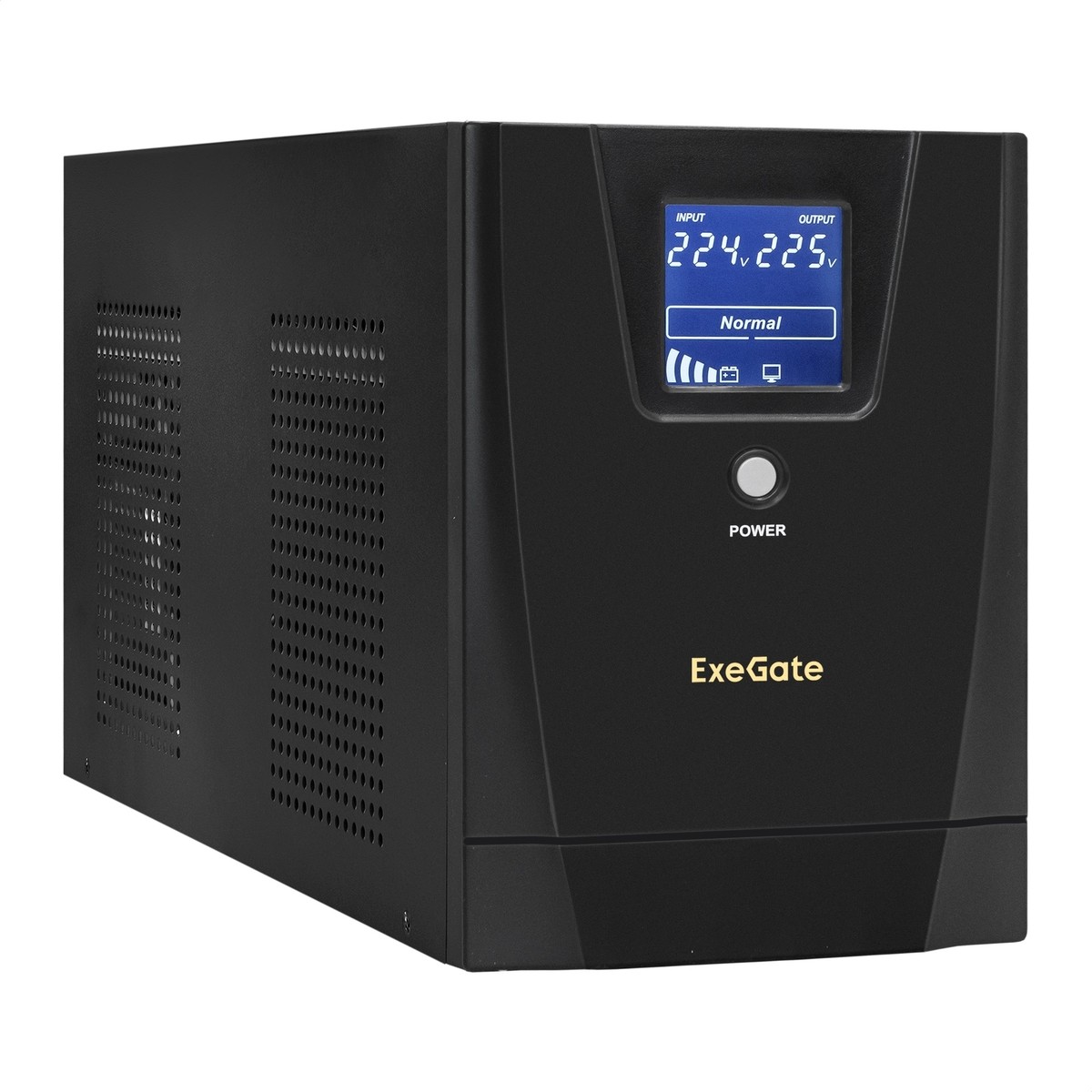 Exegate EX292636RUS ИБП ExeGate SpecialPro Smart LLB-3000.LCD.AVR.3SH.2C13.RJ.USB <3000VA/1800W, LCD, AVR,3*Schuko+2*C13,RJ45/11,USB, металлический корпус, Black>