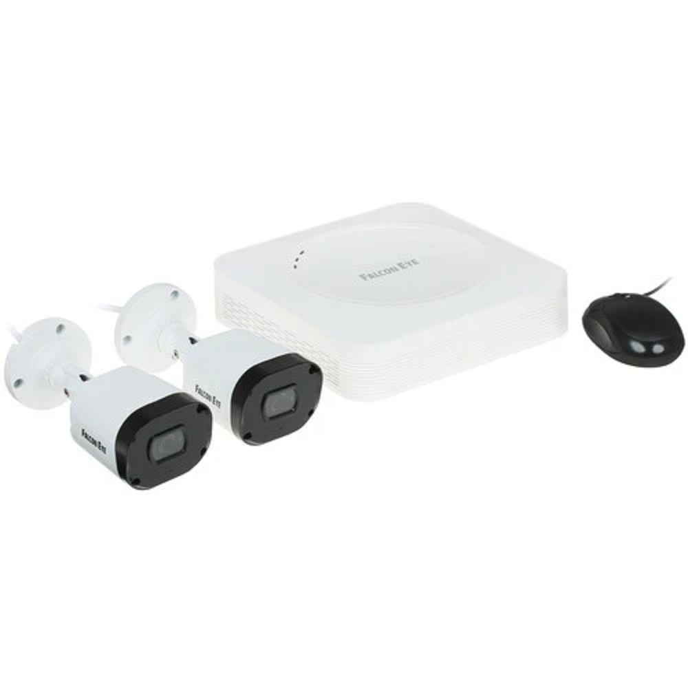 Falcon Eye FE-104MHD KIT Light SMART Комплект видеонаблюдения 4-х канальный гибридный {(AHD,TVI,CVI,IP,CVBS) регистратор; Видеовыходы: VGA;HDMI; Видеовходы: 4xBNC}