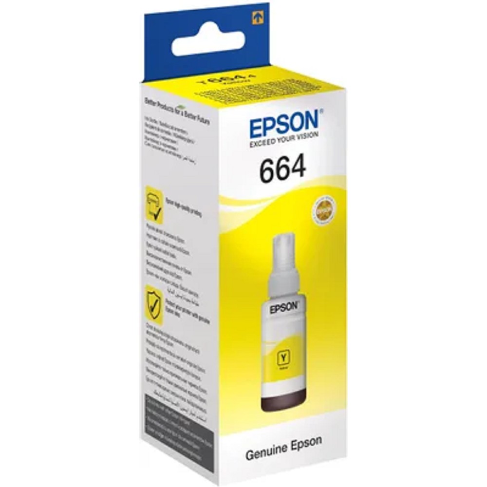 EPSON C13T66444A/C13T664498   Чернила для L100 ( yellow) 70 мл  