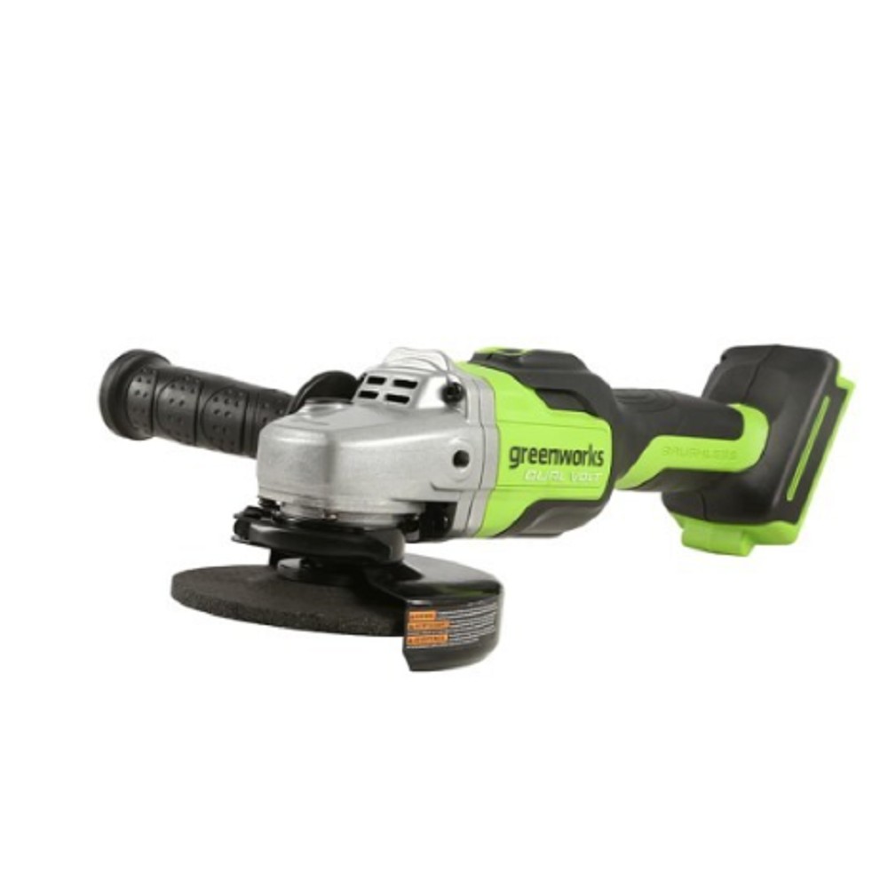 Greenworks GD24AG 24В Угловая шлифовальная машина акк, б/щет, 125 мм, 10500 об/мин,1х4Ач,ЗУ,кор [3200207CUB]